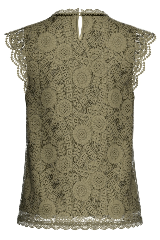 PCOLLINE SL LACE TOP WVN NOOS 17120454 MERMAID